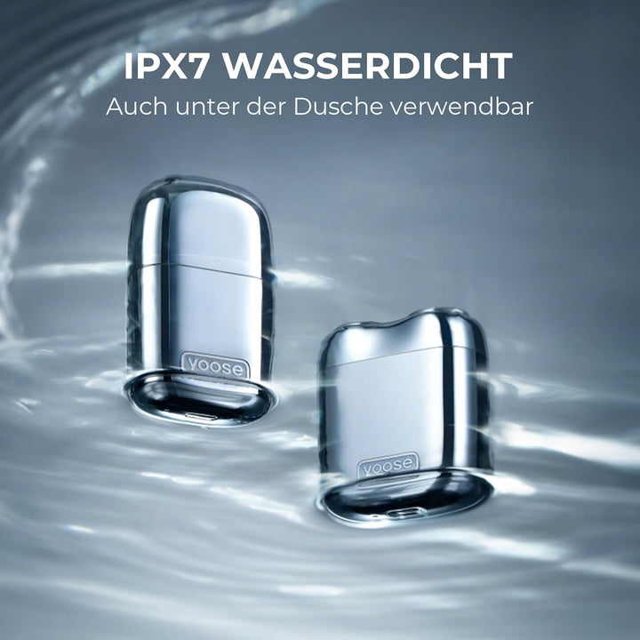 yoose MINI Rasierer & Nasenhaartrimmer Geschenkset - Aus Hochwertiger Legierung, Ultra-Leiser Motor,