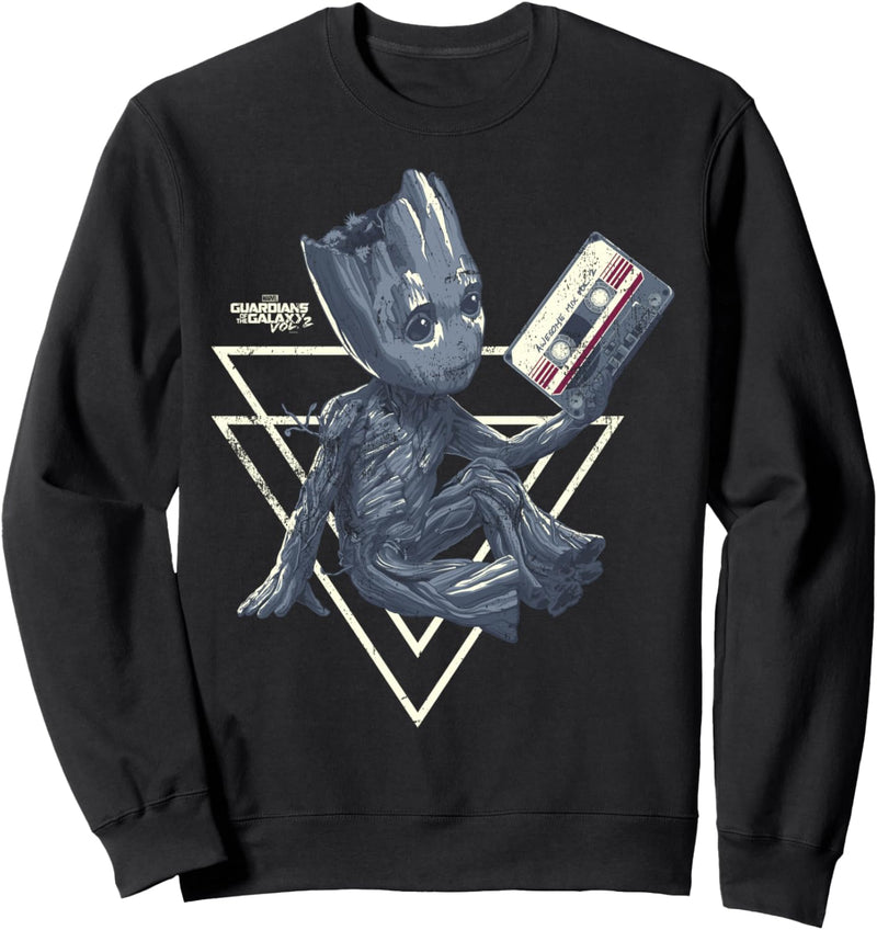 Marvel Guardians Of The Galaxy Vol 2 Groot Mixtape Sketch Sweatshirt