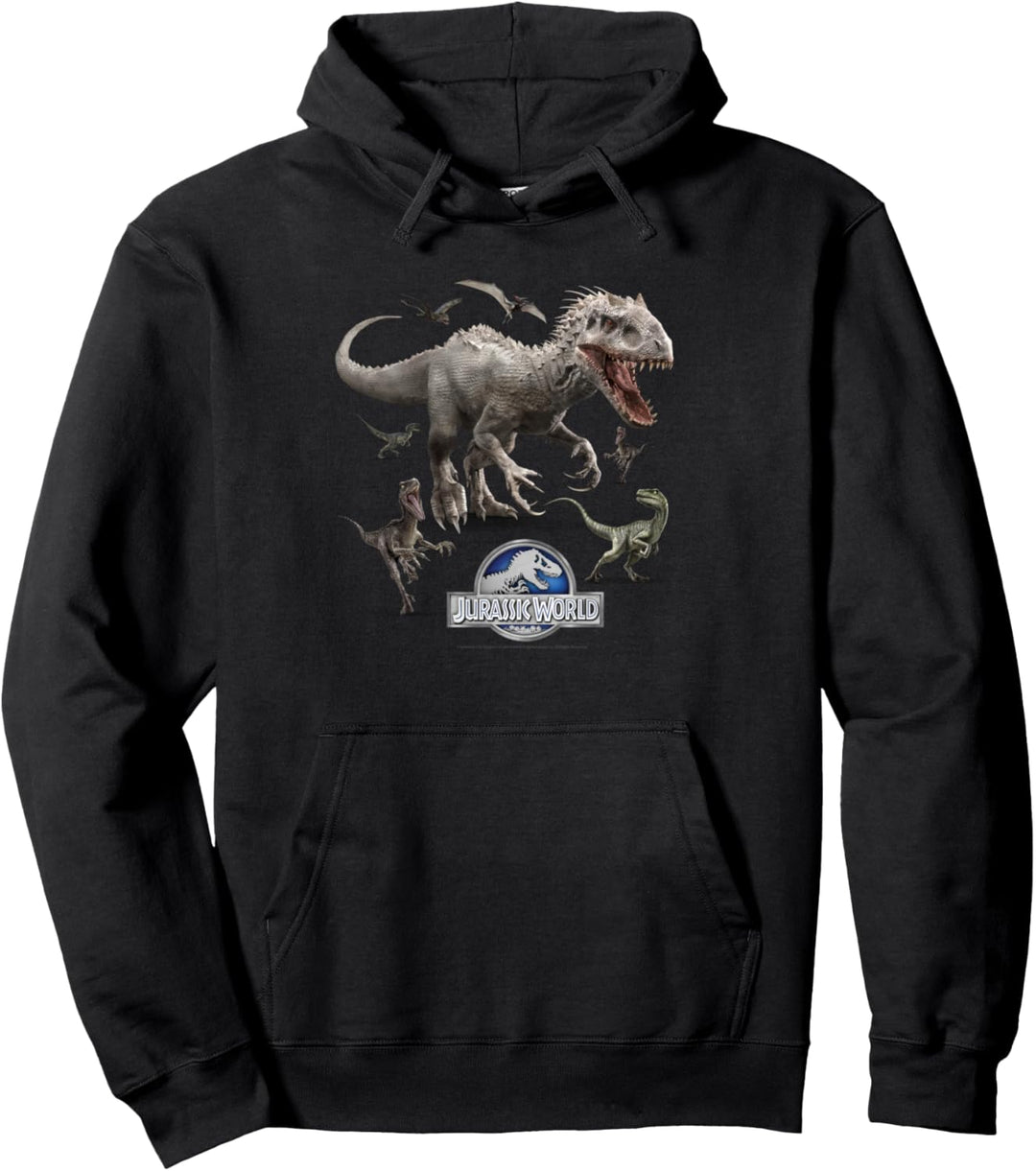 Jurassic World Indominus Rex Raptor Run Pullover Hoodie