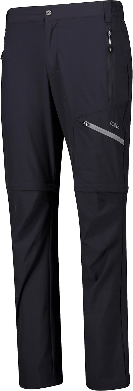 CMP Herren Zip Zipp Off Hose 3XL Antracite-cemento, 3XL Antracite-cemento