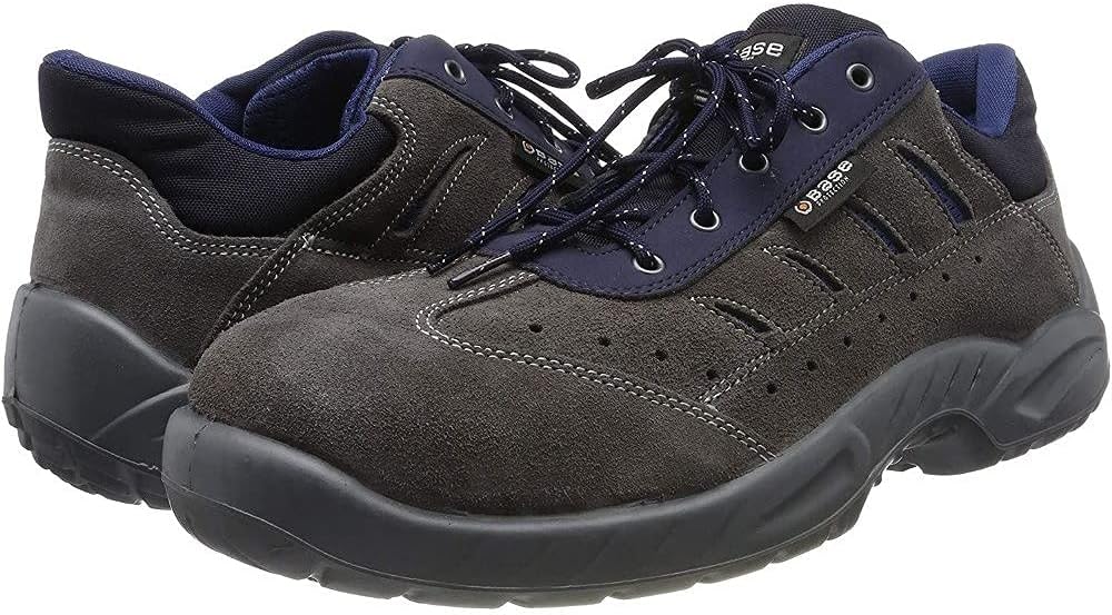 BASE PROTECTION BAS-B163-8 Colosseum Sicherheitsschuhe, grau, BAS-B163-7, 41 EU Grau 41 EU, Grau 41
