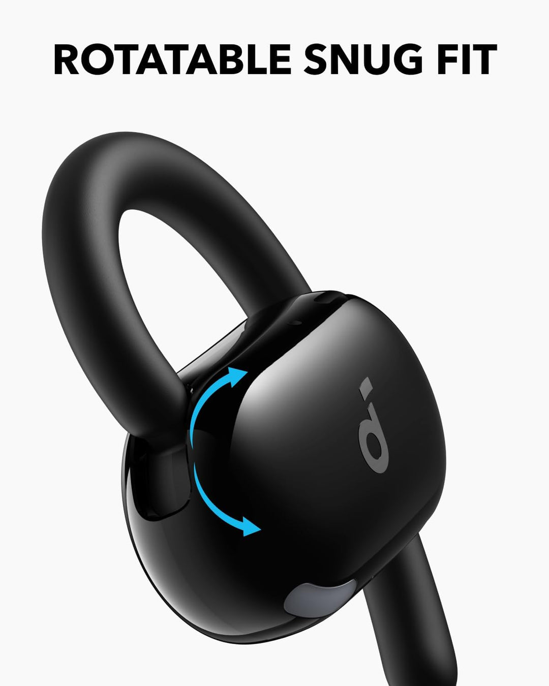 soundcore V20i von Anker Open-Ear Kopfhörer, verstellbare Ohrhaken, komfortabel, fester Halt, starke
