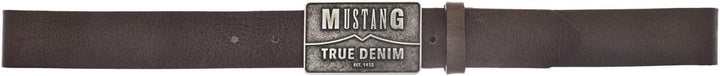 MUSTANG Classic Leather Belt W105 Dark Brown