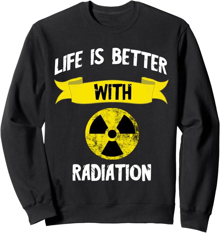 Radioaktivität Radiologie Nuklear Symbol Röntgenstrahlen Sweatshirt