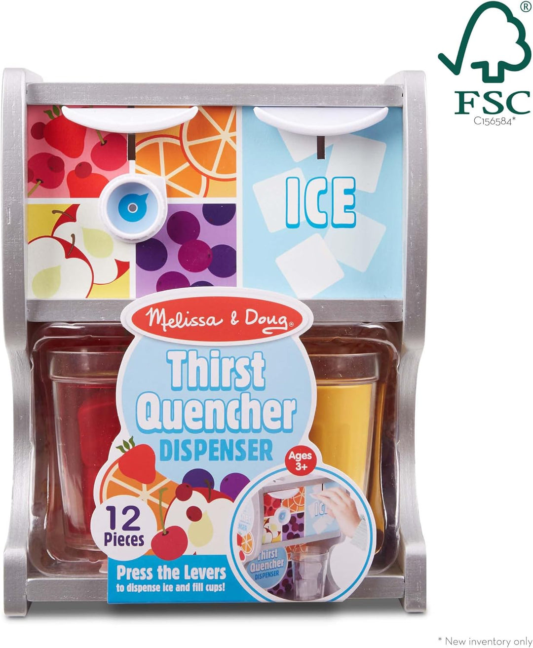 Melissa & Doug Durstlöschspender | Fantasiespiel | Essensspiel | 3+ | Geschenk für Jungen oder Mädch