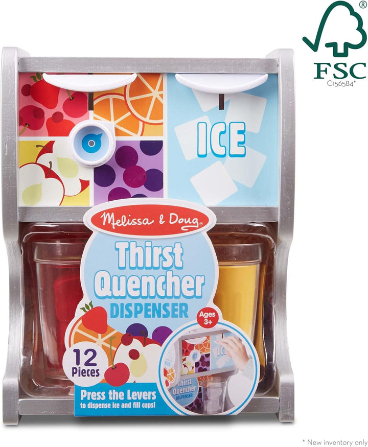 Melissa & Doug Durstlöschspender | Fantasiespiel | Essensspiel | 3+ | Geschenk für Jungen oder Mädch