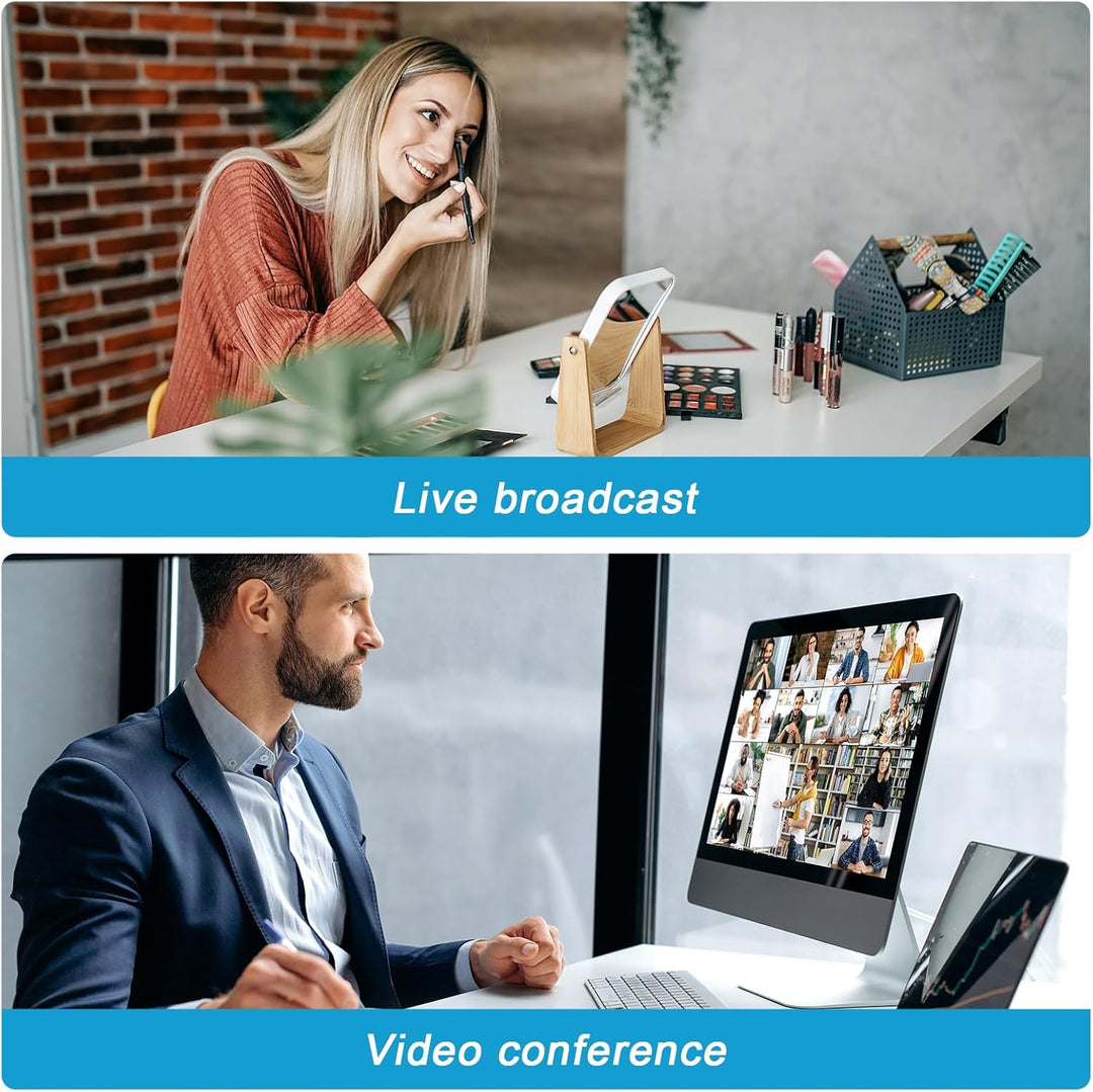 Webcam Halterung: 25" Verstellbare Schwanenhals Ständer, Webcam Ständer mit 1/4 Zoll Gewinde, für Lo