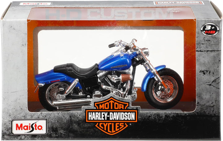 Generisch Harl. Davi. 2009 FXDFSE CVO Fat Bob Blau 1/18 M*a*i*s*t*o Modell Motorrad mit individiuell