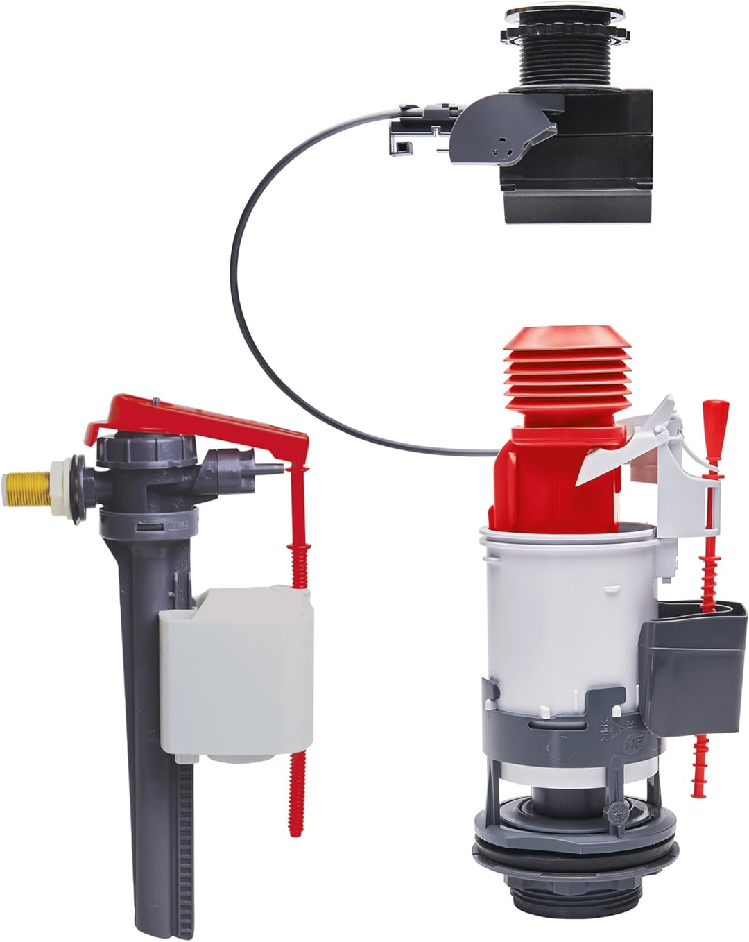 Wirquin E-MW 10718613 Elektronischer Mechanismus für WC-Spülung + Jollyfill Befüllventil
