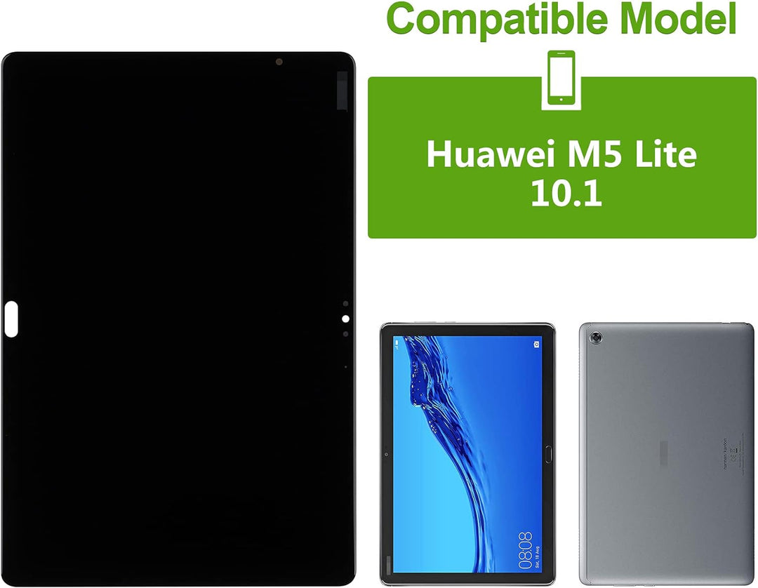 SwarKing LCD Display kompatibel mit Huawei MediaPad M5 Lite 10,1" Touch Screen Digitizer (Schwarz oh
