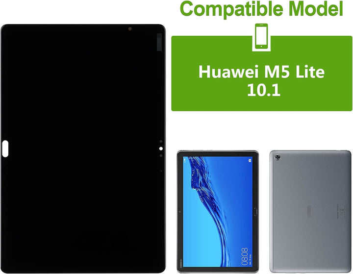 SwarKing LCD Display kompatibel mit Huawei MediaPad M5 Lite 10,1" Touch Screen Digitizer (Schwarz oh