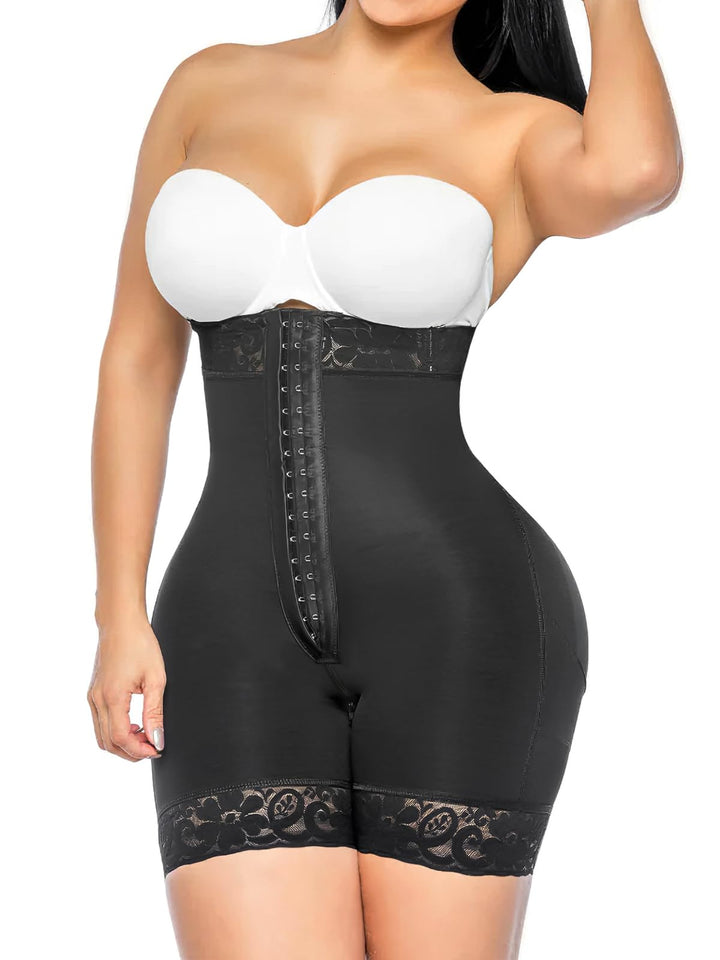 YIANNA Shapewear Damen Bauchweg Stark Formend Hohe Kompression Body Shaper Bodysuit Miederbody Fajas