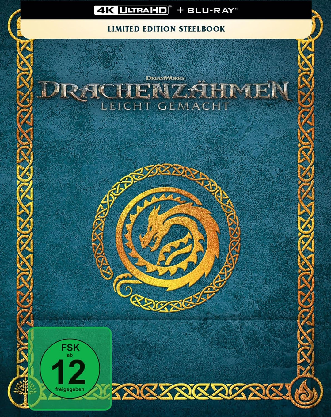 Drachenzähmen leicht gemacht - Limited Steelbook (4K UHD + Blu-ray), 4K
