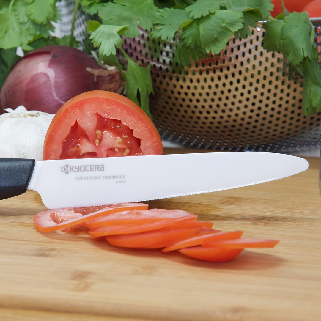 KYOCERA - GEN Series -Tomatenmesser mit Hochleistungs-Keramikklinge | extrem scharf | ultraleicht |