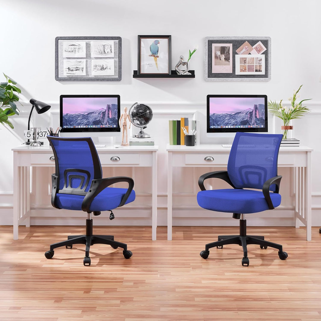 Yaheetech Bürostuhl Ergonomischer Schreibtischstuhl Drehstuhl höhenverstellbar Mesh Chefsessel mit N