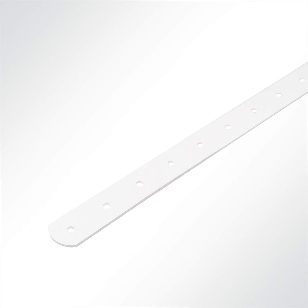 Strippe für Schnallriemen an Planen Anhänger, Länge 600mm, Weiss 20 x 600 mm (B x L) weiss 100, 20 x