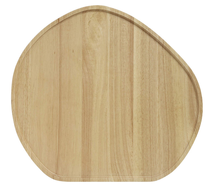 Stanley Rogers Servierbrett Ø 50 cm, hochwertiges Käsebrett, Speisebrett aus Holz, vielseitiges Schn