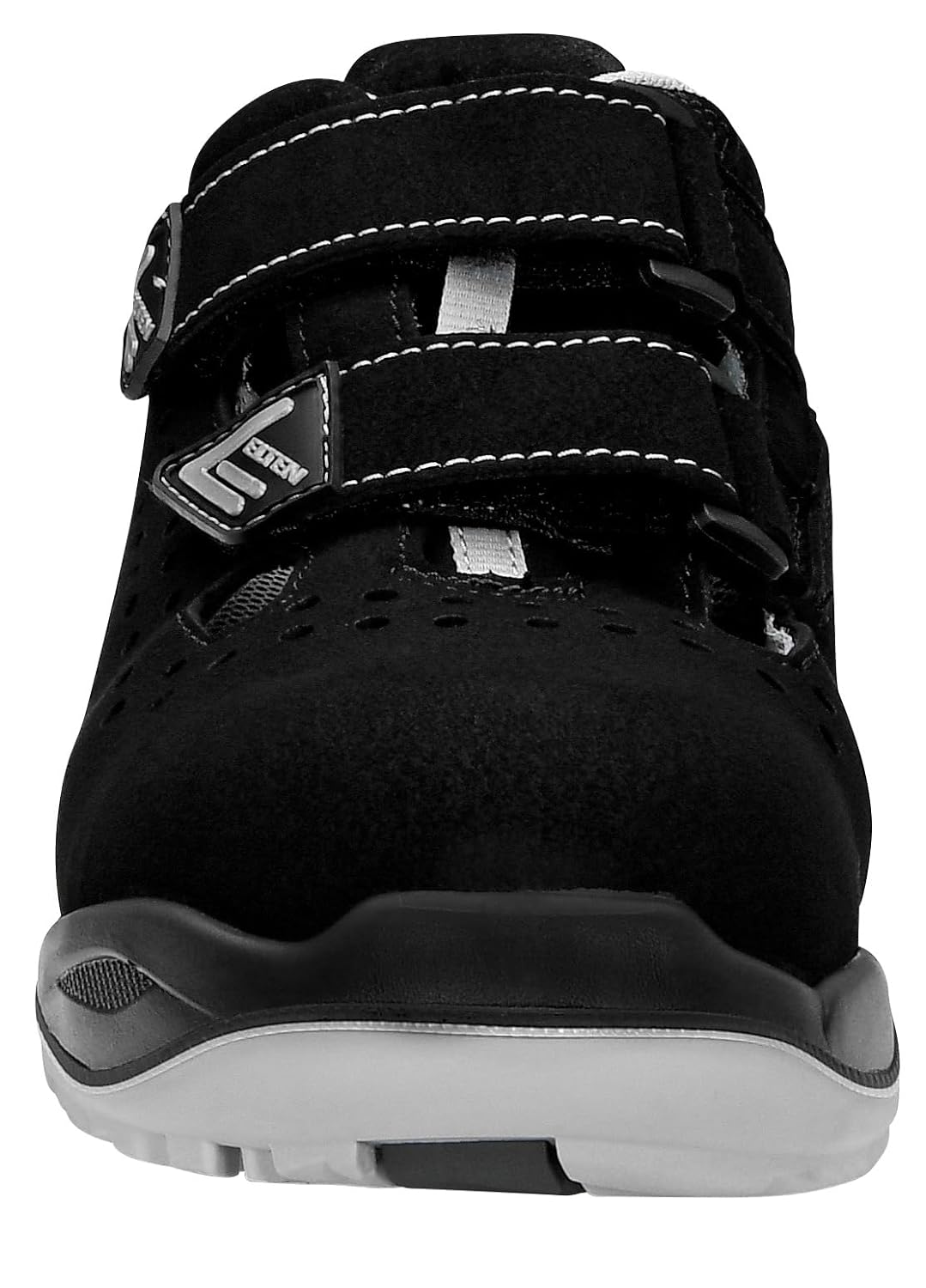 ELTEN Sicherheitsschuhe Impulse Grey Easy ESD S1, Damen und Herren, Textil, Kunststoffkappe (Leichte