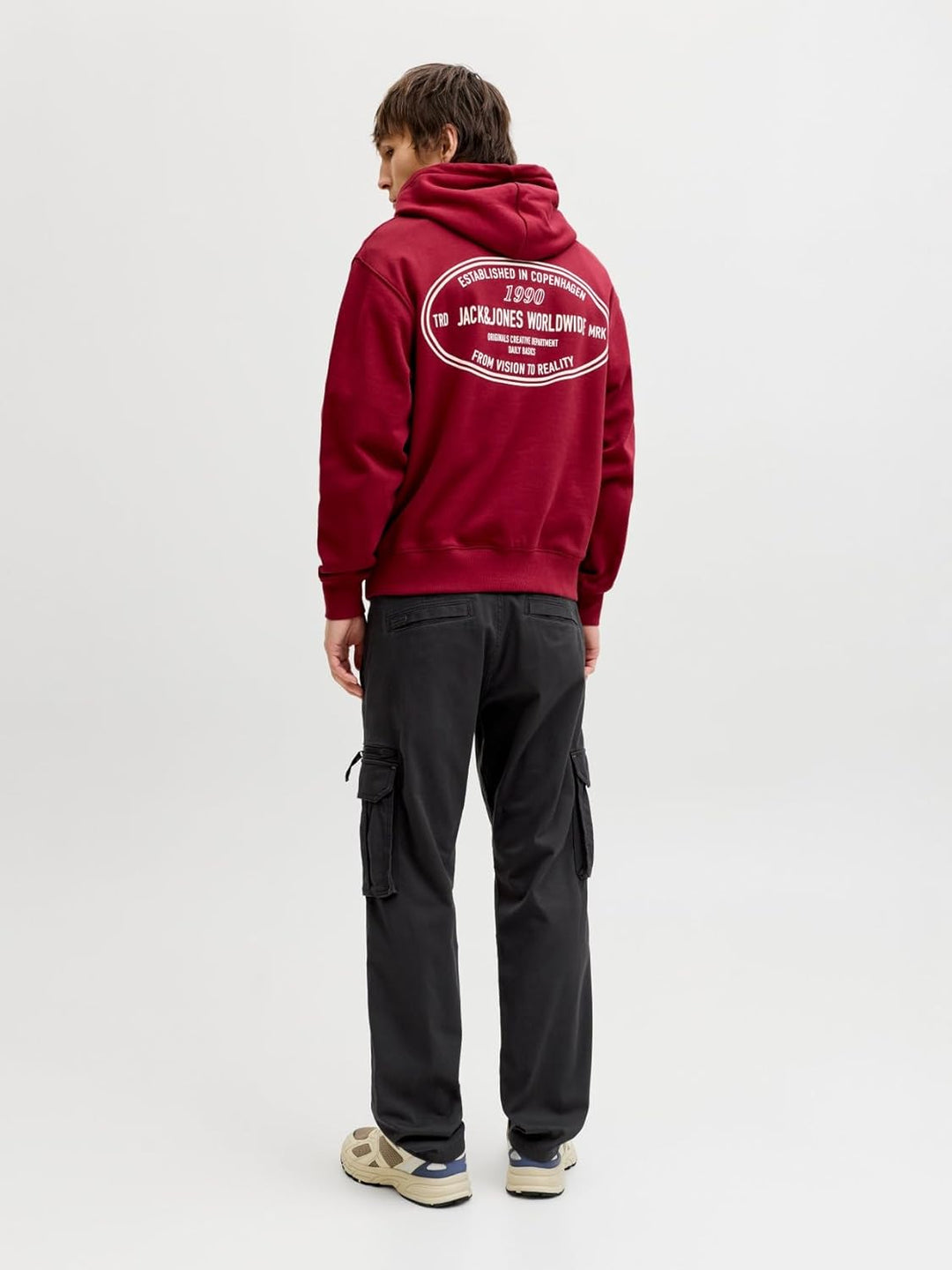 JACK & JONES Male Cargo-Hose Relaxed Fit Cargo-Hose XS Schwarz, XS Schwarz