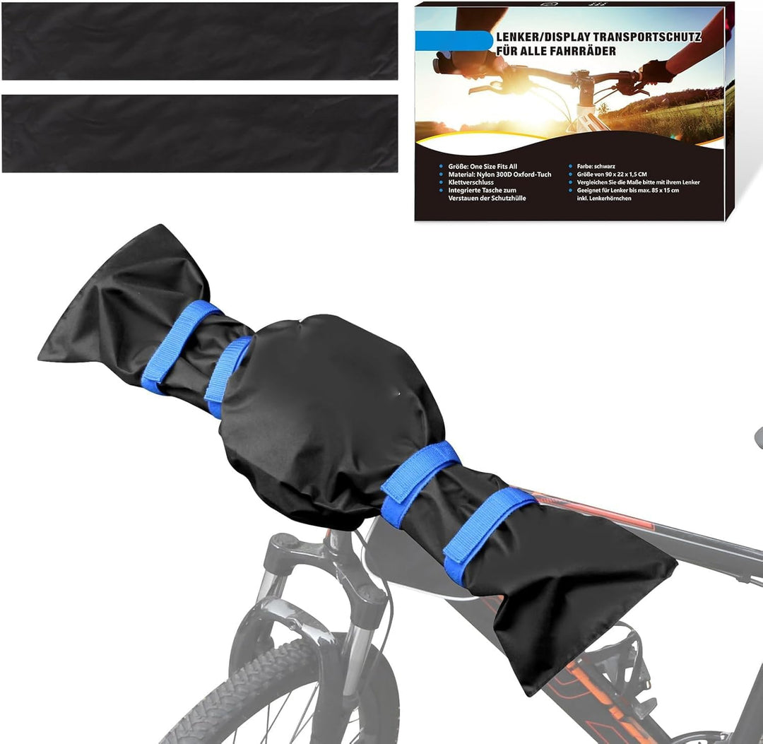 2 Stück Ebike Lenkerschutzhülle Transportschutz Schutz vor Nässe Staub und Schmutz Regenschutz Fahrr