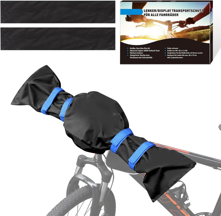 2 Stück Ebike Lenkerschutzhülle Transportschutz Schutz vor Nässe Staub und Schmutz Regenschutz Fahrr