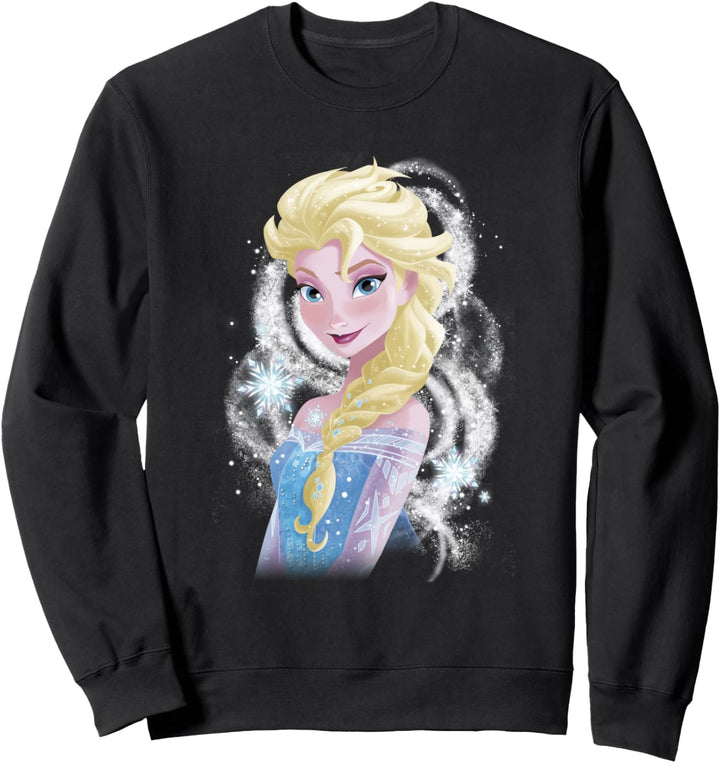 Disney Frozen Elsa Snowflake Swirls Sweatshirt