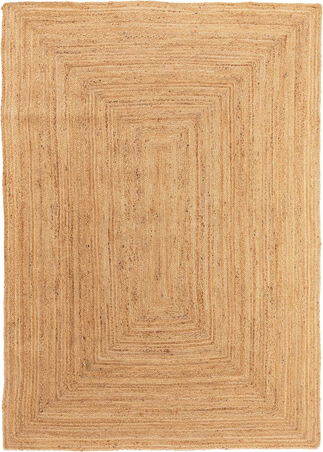 benuta NATURALS Juteteppich Jutta Hellbraun 160x230 cm - Moderner Teppich für Wohnzimmer, 4053894838
