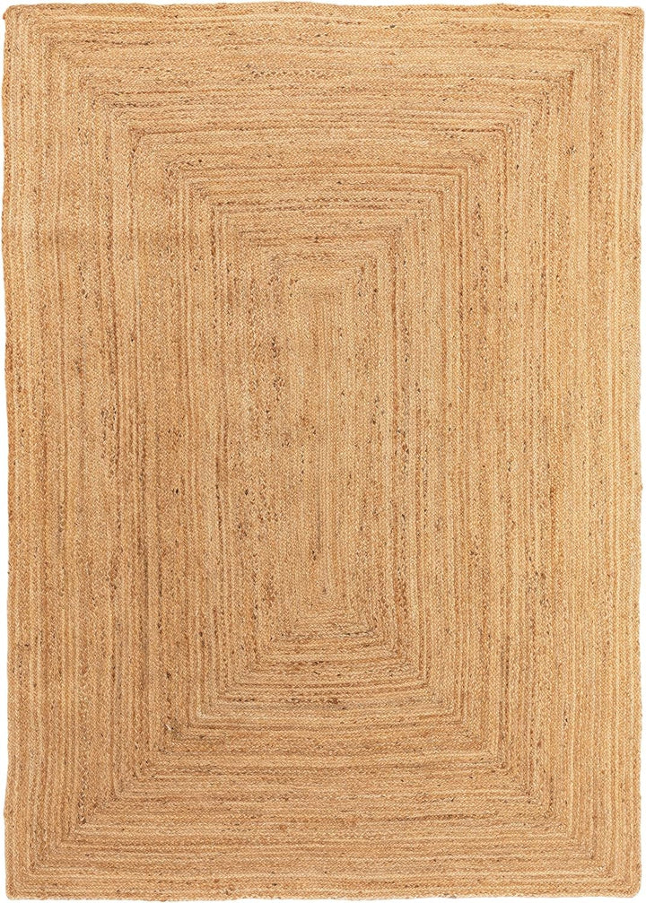 benuta NATURALS Juteteppich Jutta Hellbraun 160x230 cm - Moderner Teppich für Wohnzimmer, 4053894838