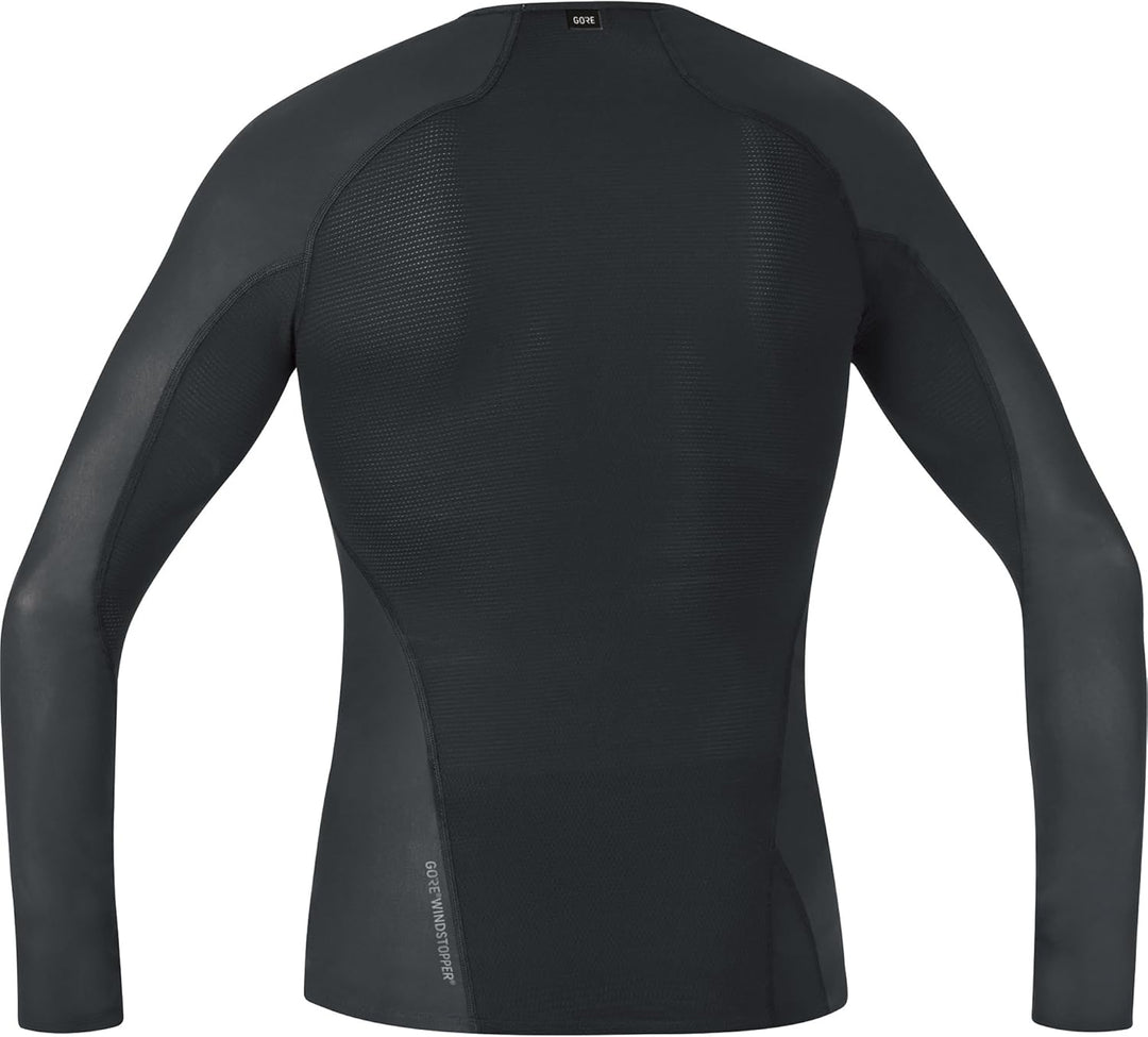 GORE WEAR Herren M Windstopper Base Layer Shirt Langarm (1er Pack) S Schwarz, S Schwarz