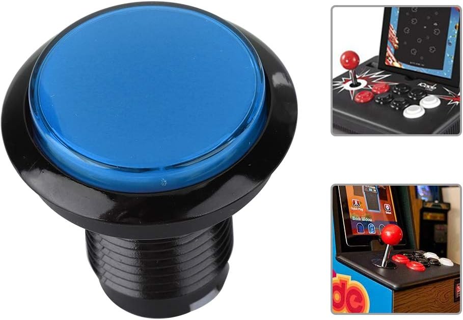 Gro?e Arcade-Tasten, DIY-Taste, gro?e Kuppel, konvexe Art, beleuchtete Druckkn?pfe f¨¹r Arcade-M¨¹nz