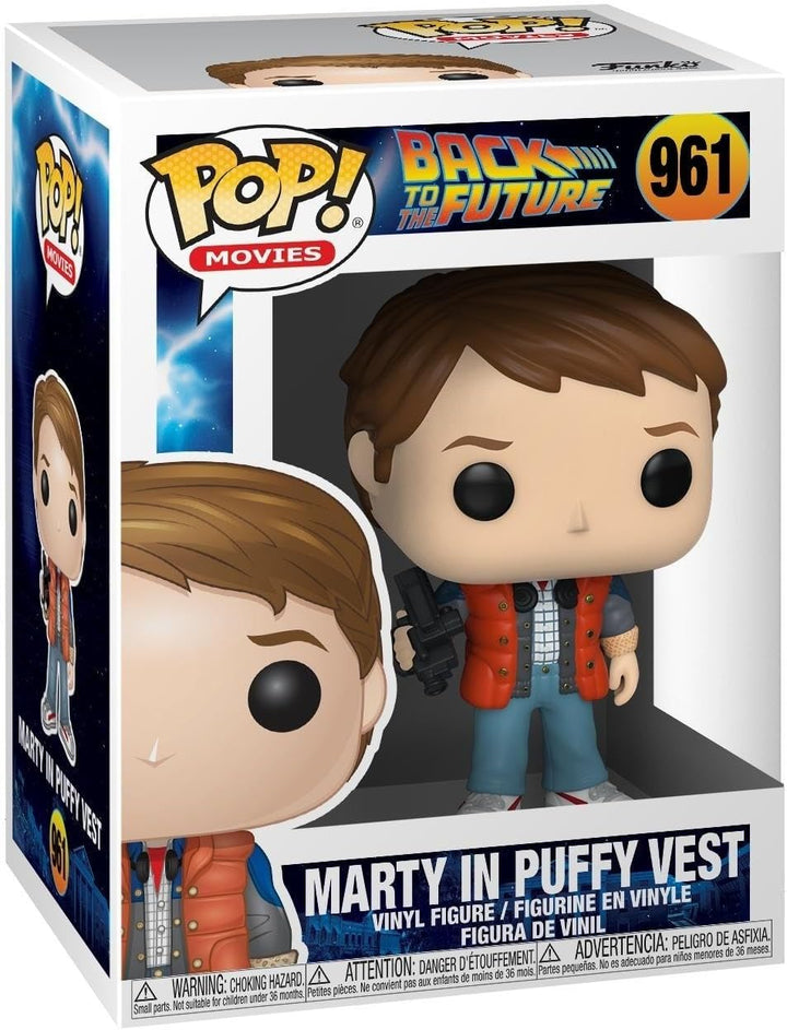 Funko Pop! Movies: BTTF - Marty McFly in Puffy Vest - Back to The Future - Vinyl-Sammelfigur - Gesch