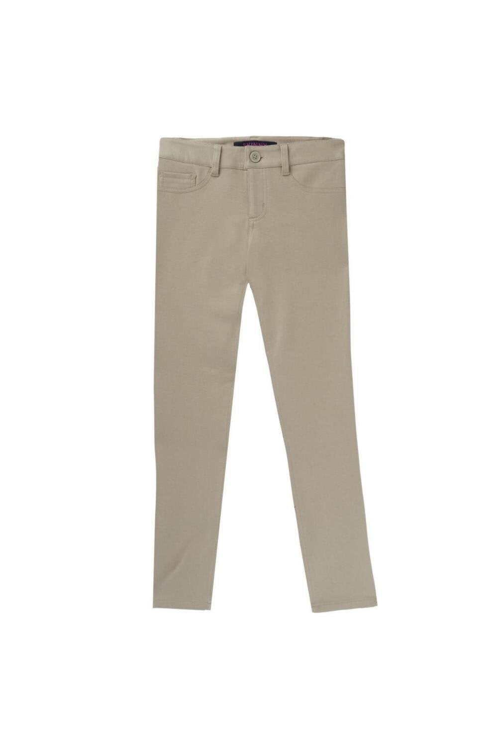 French Toast Mädchen Skinny-Fit Ponte-Hose mit Stretch 10 Plus Khaki, 10 Plus Khaki