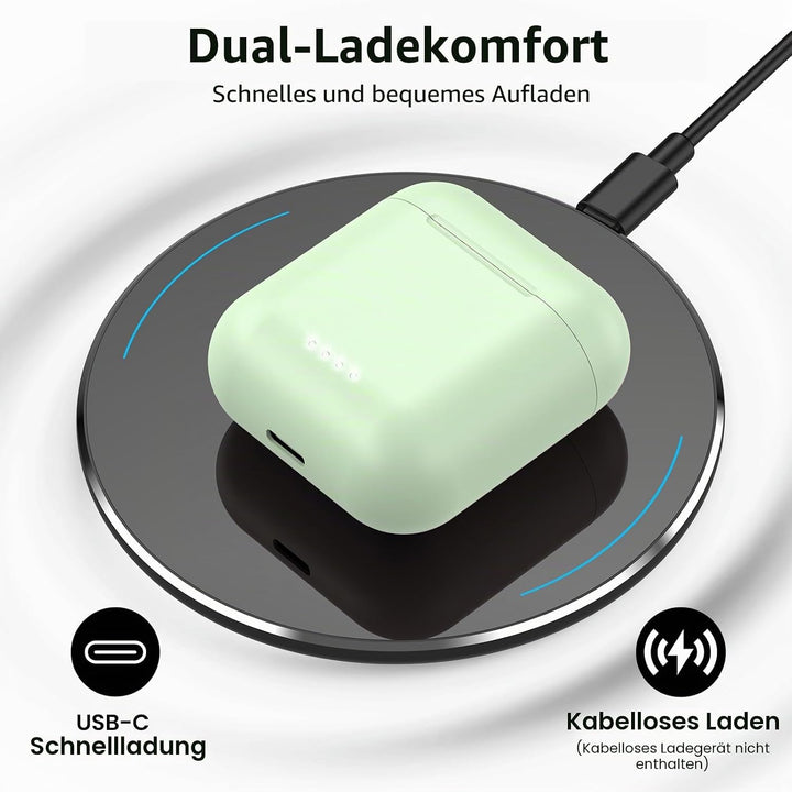 TOZO T6 Kopfhörer Kabellos Bluetooth 5.3 Bluetooth Kopfhörer, In Ear Kopfhörer 50 Std Akkulaufzeit m