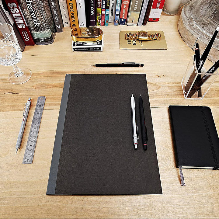 rOtring 800 Druckbleistift mit Einzug | 0,5 mm | Silber Silber 0,5mm Druckbleistift Single, Silber 0