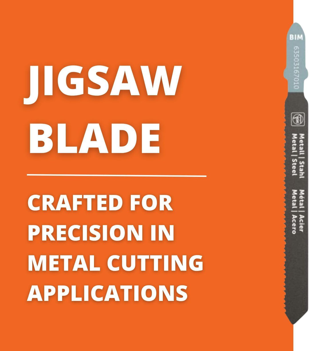 FEIN Stichsägeblatt F-IRON Jig 26 AS für Metall BIM 63 T1.2 MS SC. Adatto all&