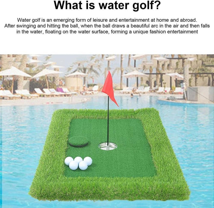 Schwimmendes Golf-Grün für Pool, Schwimmendes Chipping-Grün, Schwimmendes Grün für Pool, Outdoor-Hin