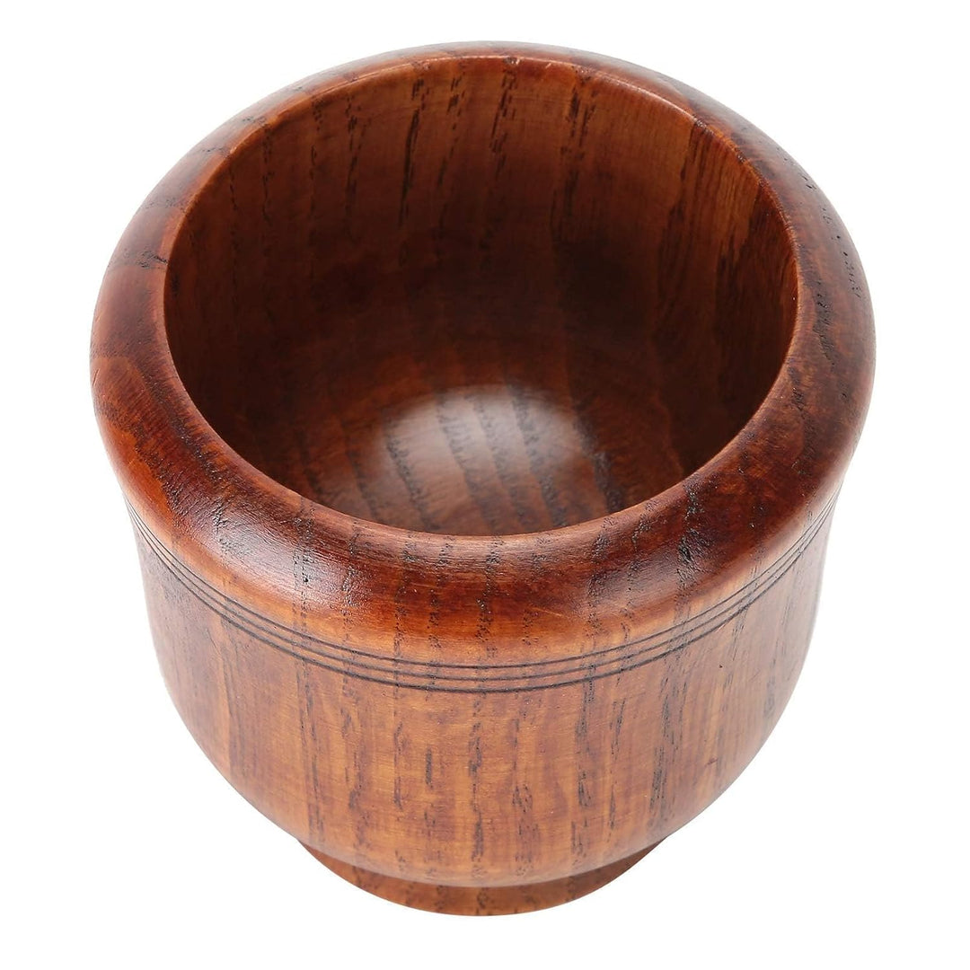 Holzmörser-Set, Kleiner Küchenmörser Und Stössel Gewürze Und Kräuter Mahlen Beständiger Mörser Aus B