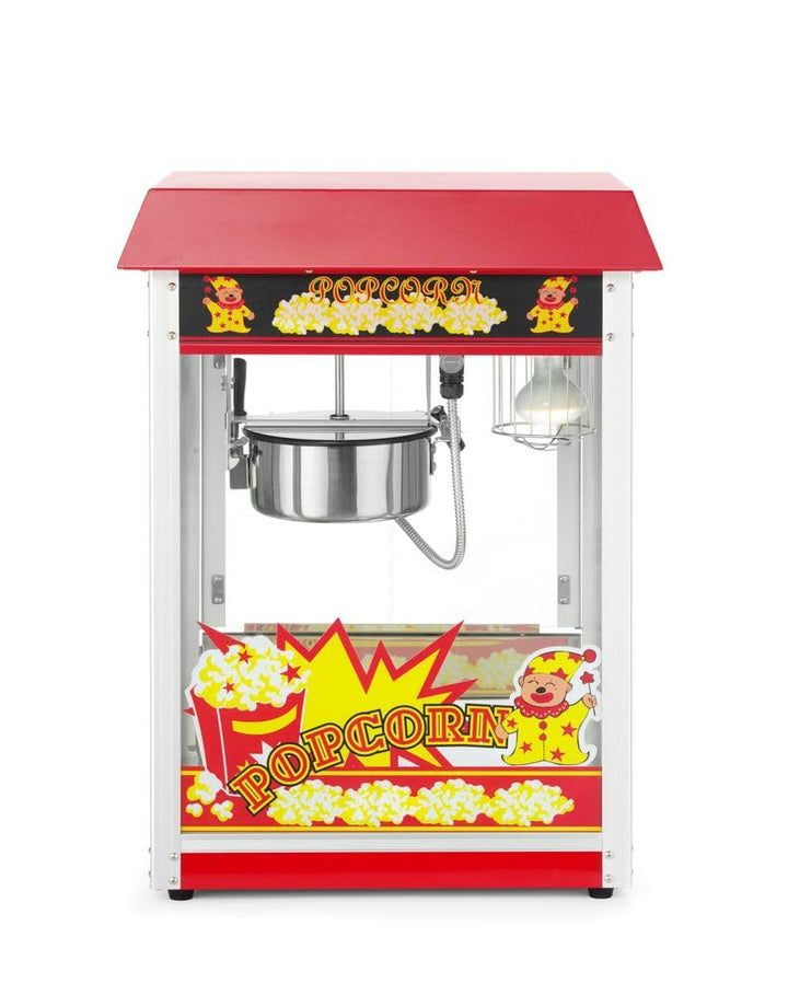 HENDI Popcorn-Maschine, Popcornmaschine, Popcorn Maker, mit Krümelschublade, 230V, 1500W, 560x420x(H