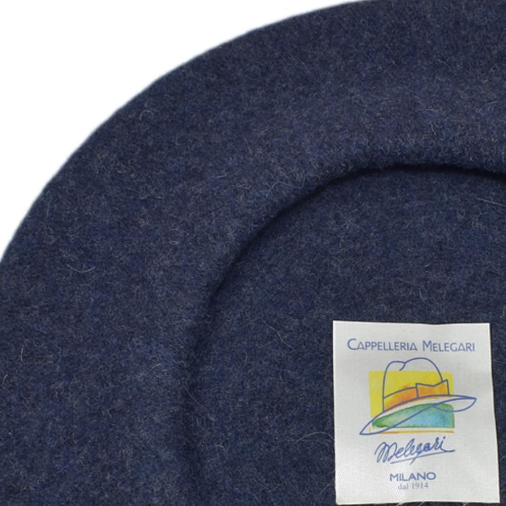 Baskenmütze für Damen, 100 % Wolle, Roma Beret, hergestellt in Italien