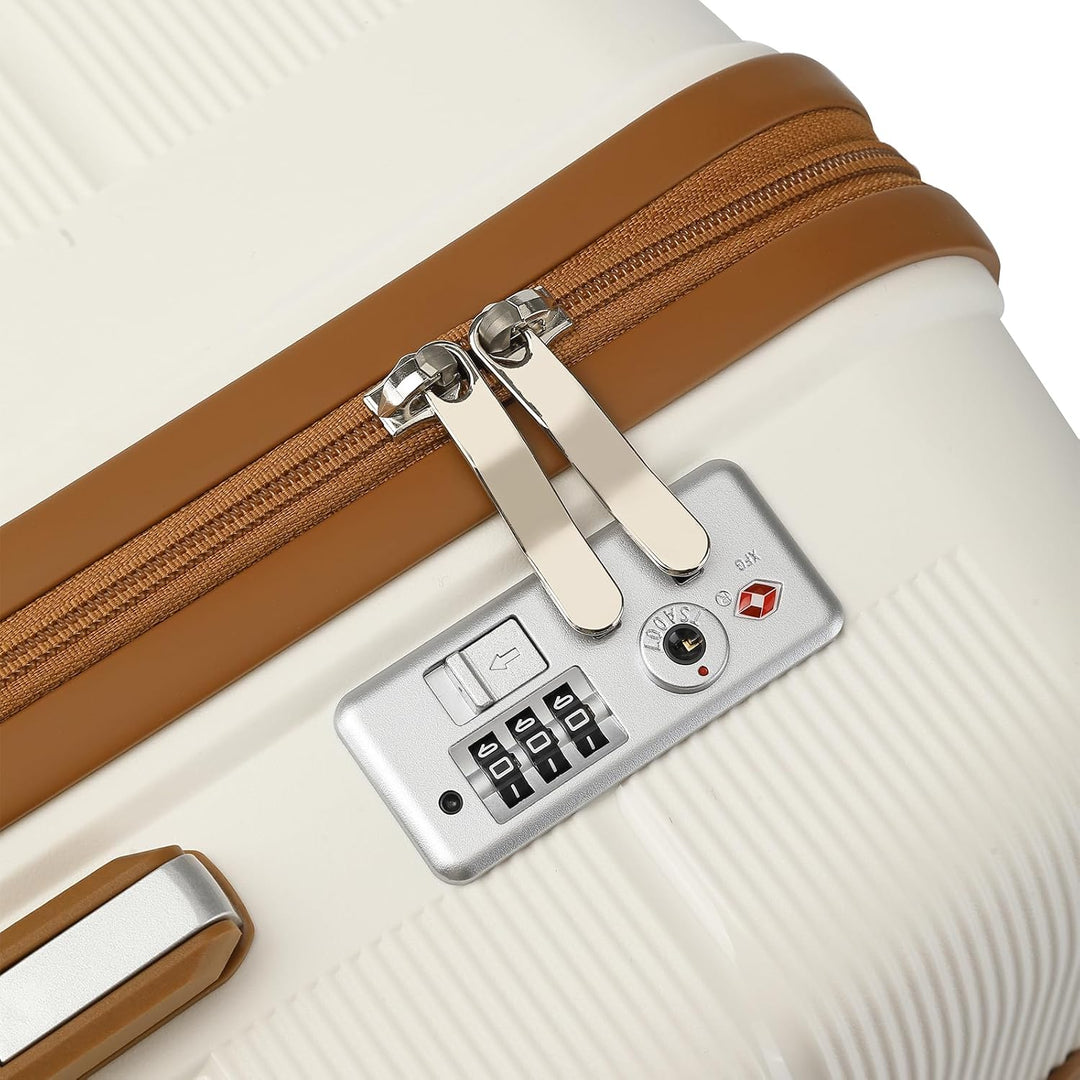 British Traveller Reisekoffer Mittelgross Koffer Trolleys Mittelgross Hartschalenkoffer 100% PP Hand
