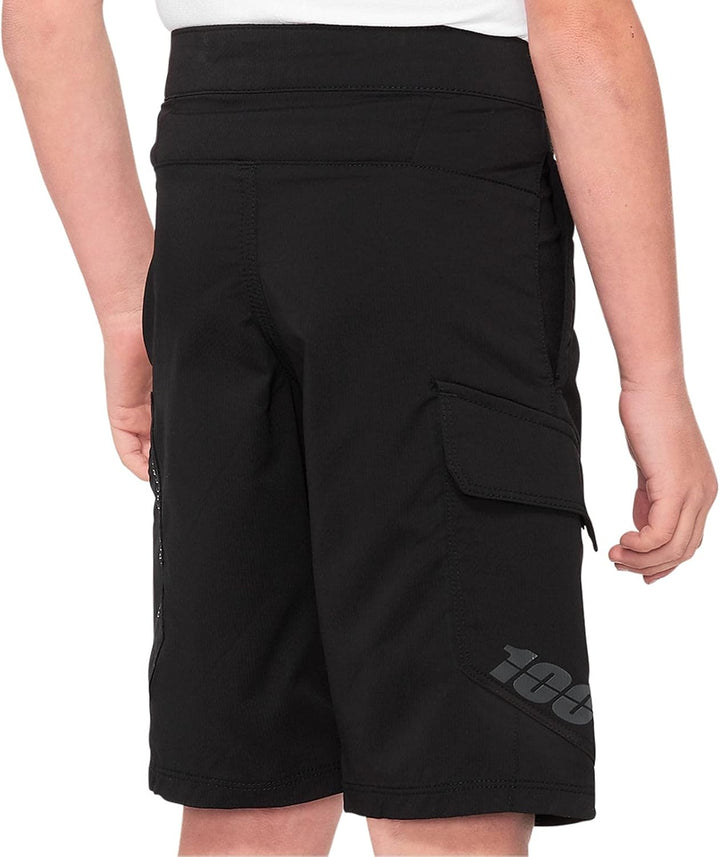 100% Kinder Ridecamp MTB Hose kurz, Black, 152