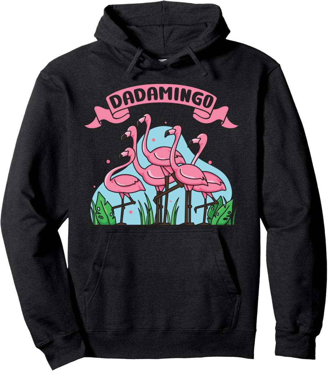 Dadamingo Flamingo. Pullover Hoodie