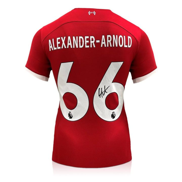 Von Trent Alexander-Arnold signiertes Liverpool-Trikot 2023-24
