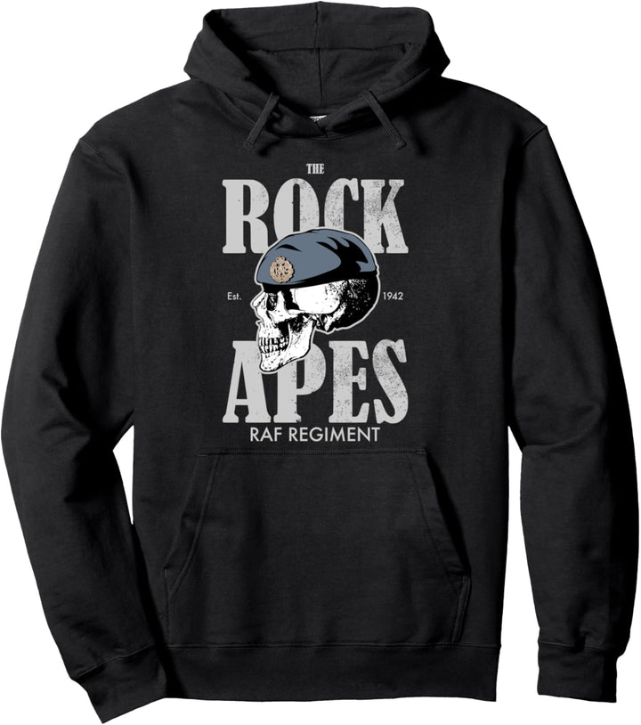 The Rock Apes - RAF Regiment (distressed) Pullover Hoodie