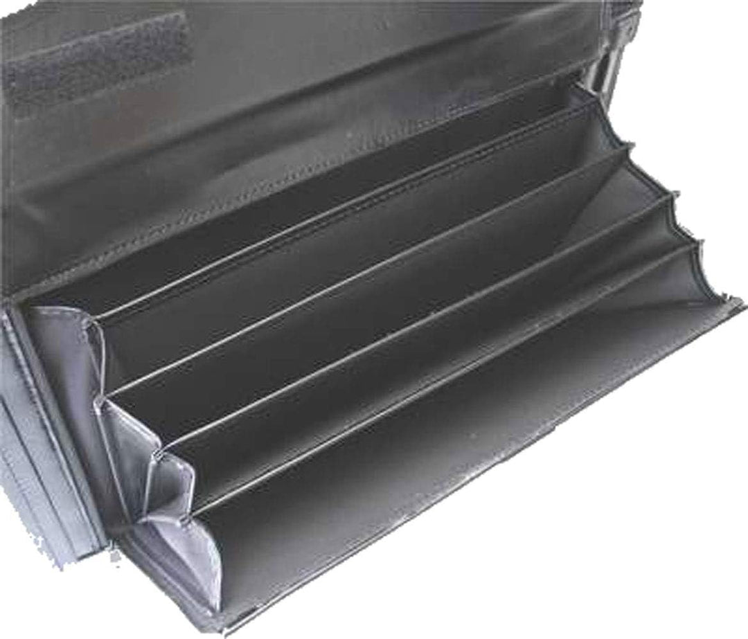 Pilotenkoffer Leder Aktenkoffer Trolley Schwarz 46 cm Dermata Bowatex