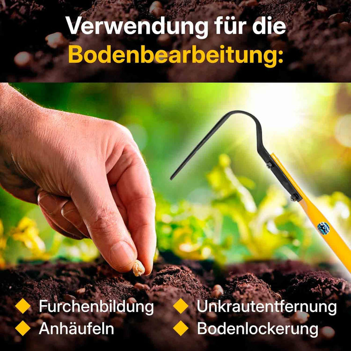 BEM TORNADICA Flachschneider, Gartengerät, Gartenwerkzeug