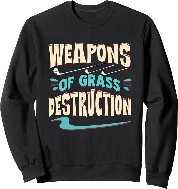 Golf Lustig Golferin Golfer Grafik Golfspieler Sweatshirt