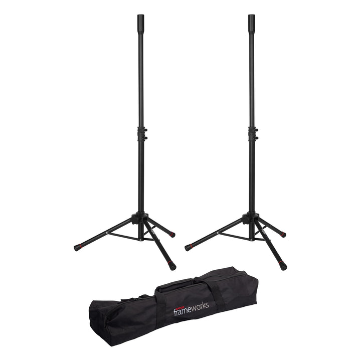 Gator Frameworks Leichtes und kompaktes Mini-Lautsprecherstativ-Set von Gator Frameworks mit Nylon-T