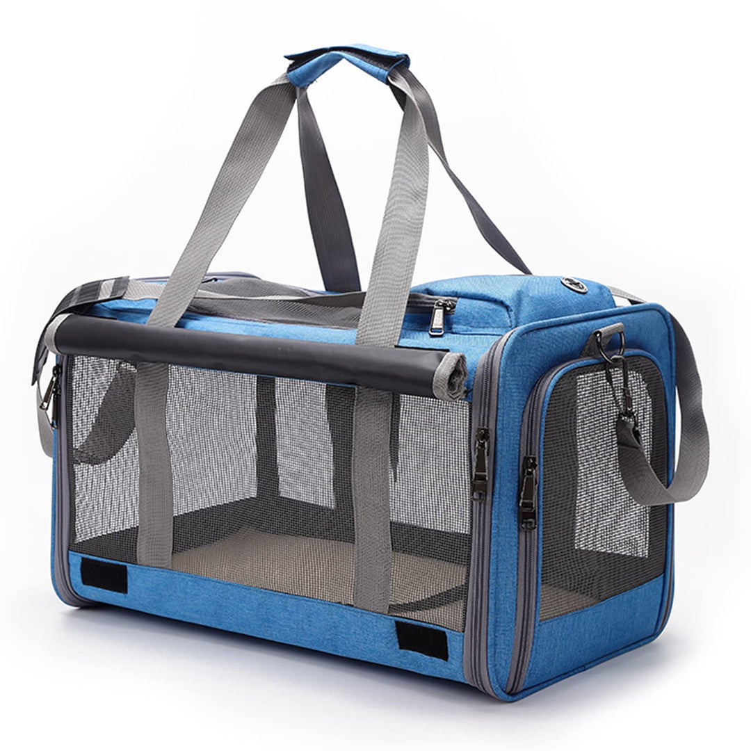 PETCUTE Katzentransportbox für grosse Katzen 20 lbs,Faltbar Hundetransportbox für Kleine Hunde,Tragb