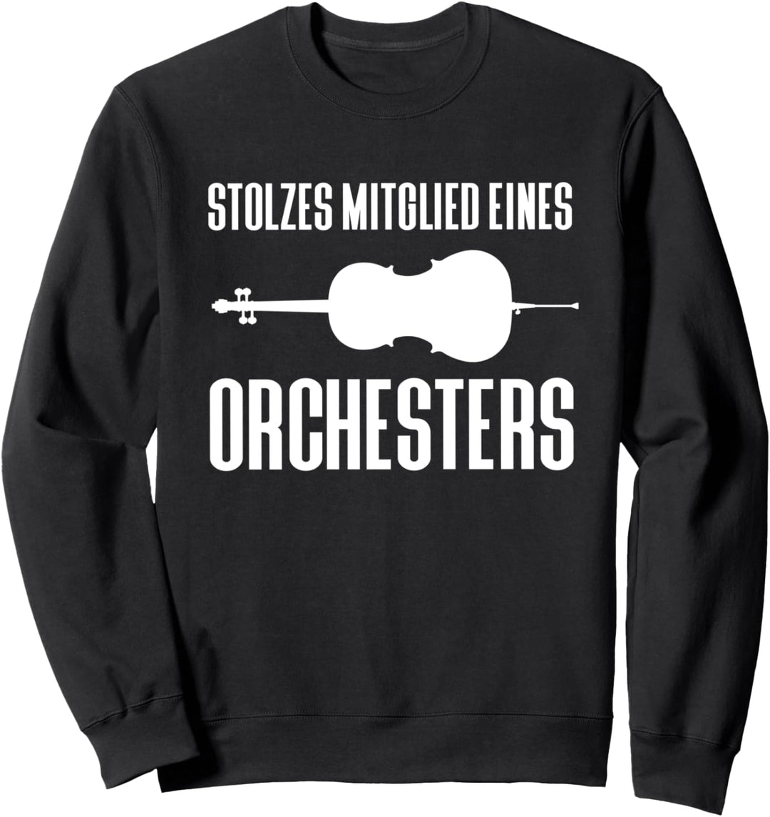 Stolzes Mitglied Orchester Violoncello Geschenk Sweatshirt